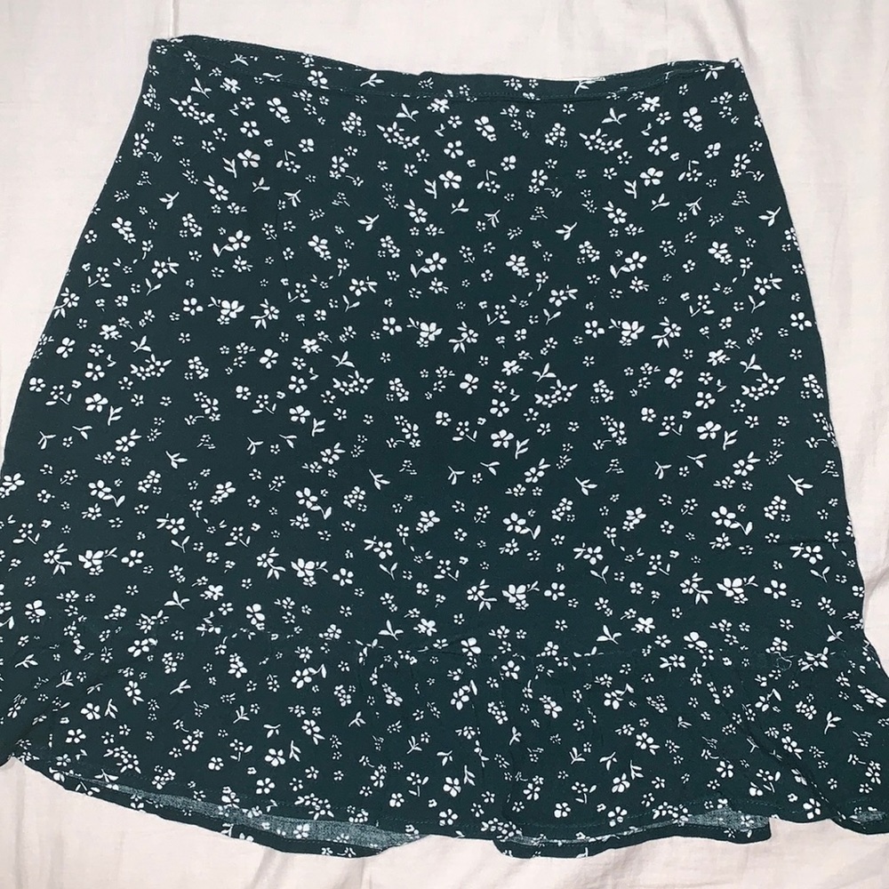 LA hearts floral skirt